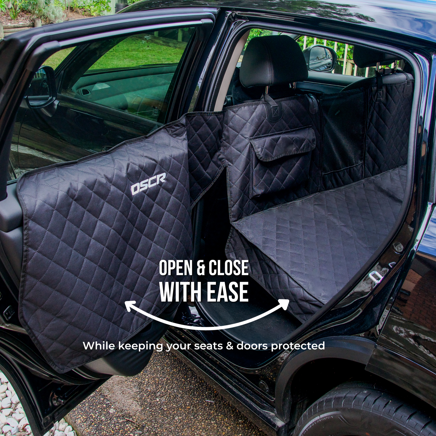 OSCR | Australia's first dog car seat with built in door protection